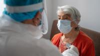 Female patient being examined by doctor
